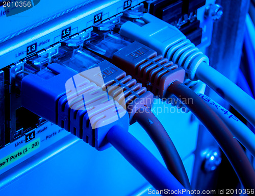 Image of network cables