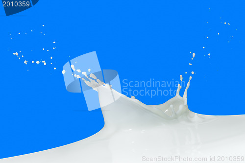 Image of milk splash