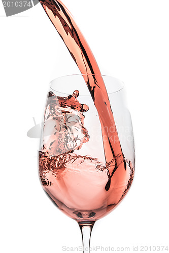 Image of rose wine