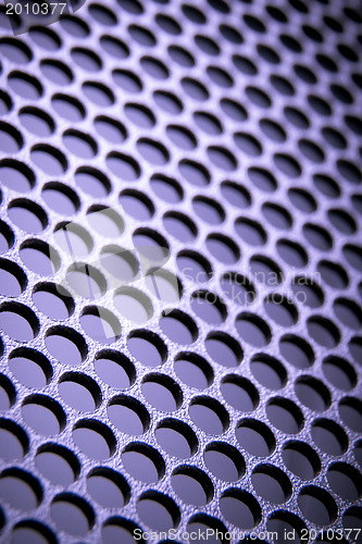 Image of abstract metallic grid