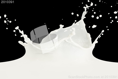 Image of milk splash