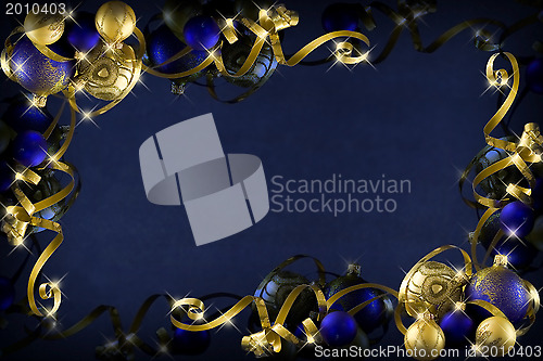 Image of Dark blue christmas