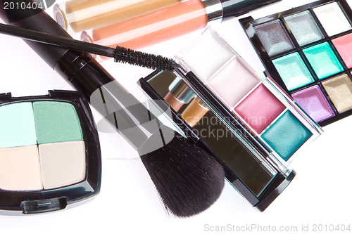 Image of set of cosmetic products