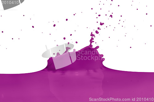 Image of splashing paint