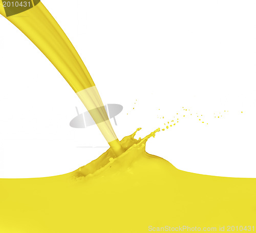 Image of splashing paint