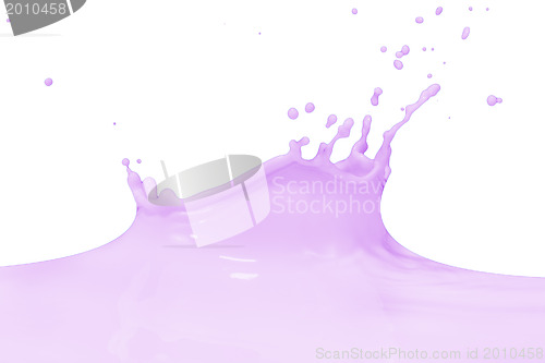 Image of splashing milk