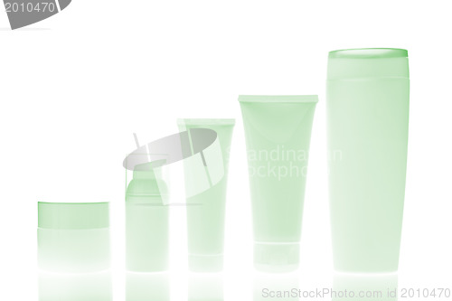 Image of cosmetic bottles