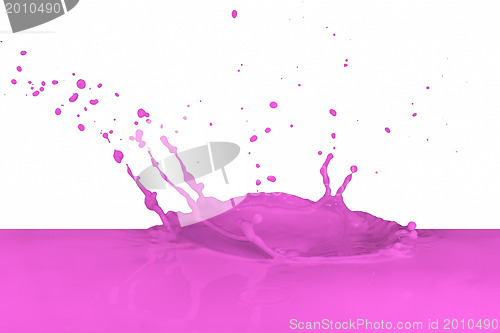 Image of splashing paint