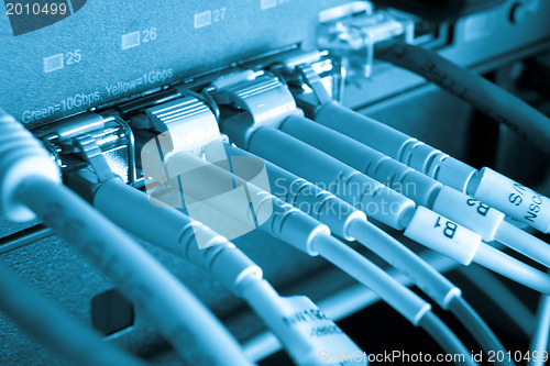 Image of optic fiber hub