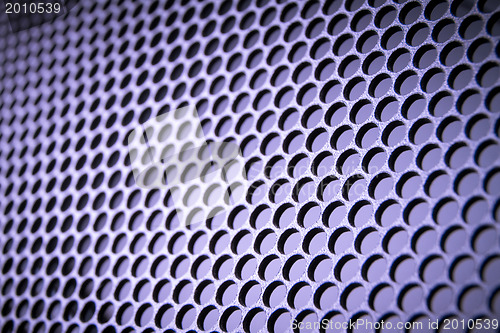 Image of abstract metallic grid