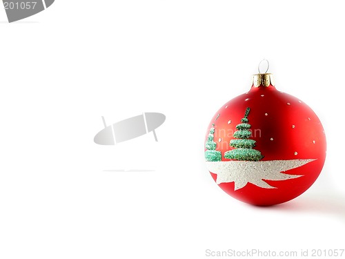 Image of Red Cristmas ball