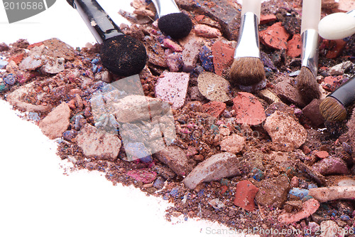 Image of crushed eyeshadows