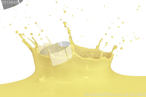 Image of splashing milk