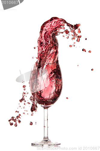 Image of pouring red wine