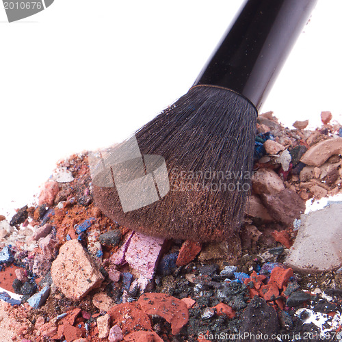 Image of crushed eyeshadows