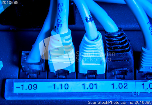 Image of network cables