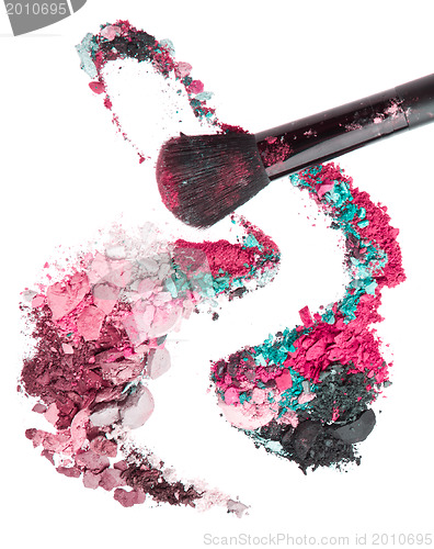 Image of crushed eyeshadows