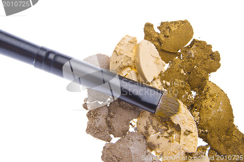 Image of crushed eyeshadows