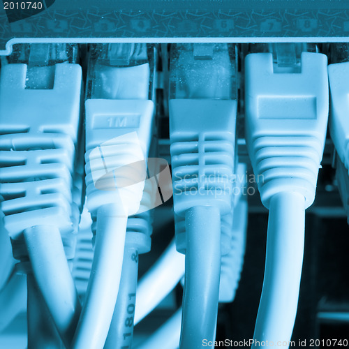 Image of network cables