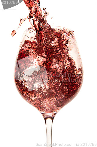 Image of pouring red wine