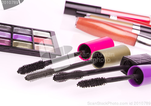 Image of makeup set isolated