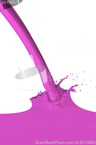 Image of splashing paint