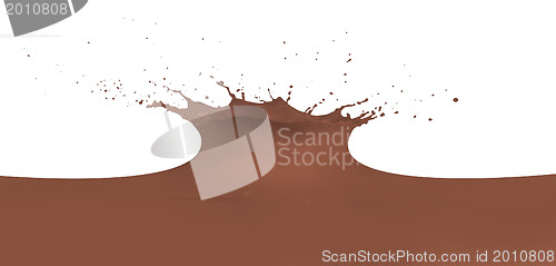 Image of splashing milk