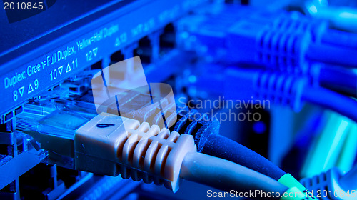 Image of network cables