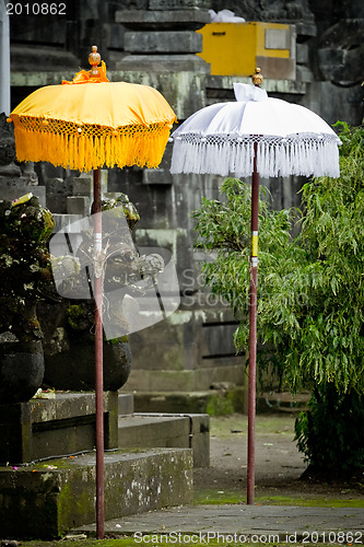 Image of symbolic hindu umbrella