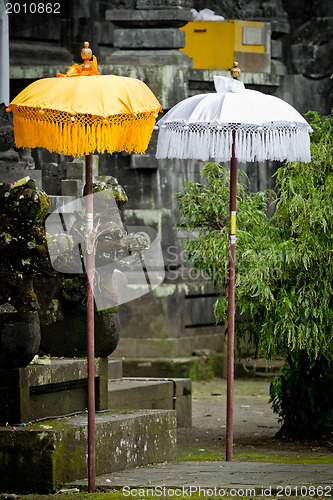 Image of symbolic hindu umbrella