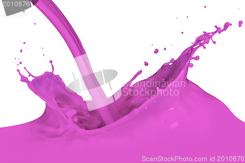 Image of splashing paint