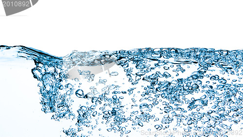 Image of bubbles in water