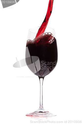 Image of pouring red wine