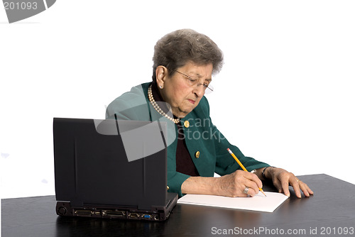 Image of business woman with attitude