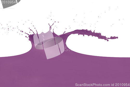 Image of splashing paint