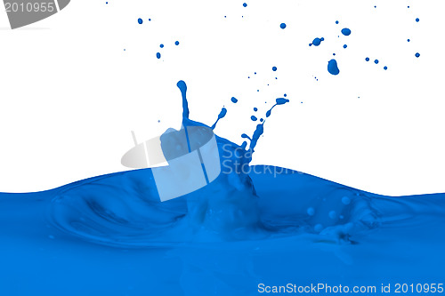 Image of splashing paint