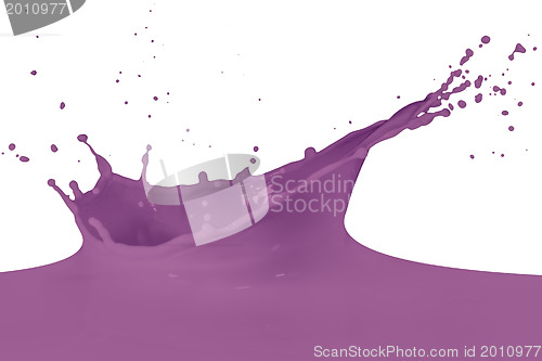 Image of splashing paint