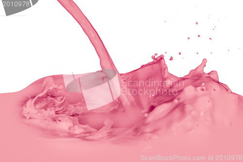 Image of splashing milk