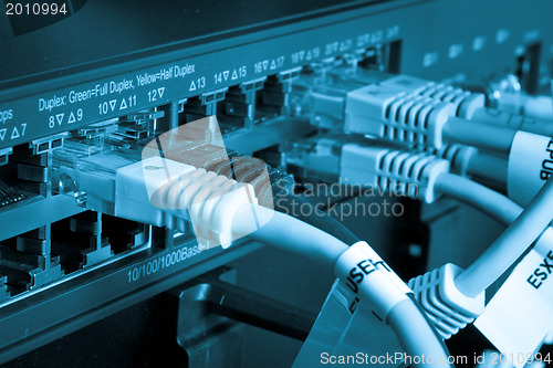 Image of network cables