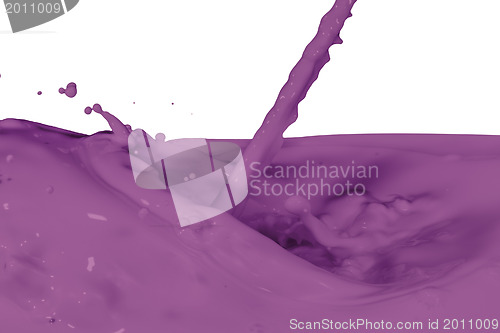 Image of splashing paint
