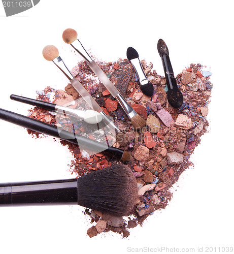 Image of crushed eyeshadows