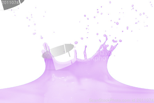 Image of splashing milk