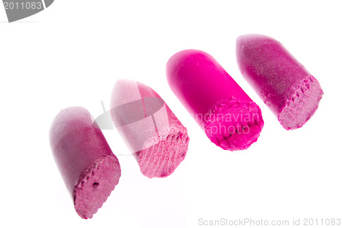 Image of scraps of lipstick