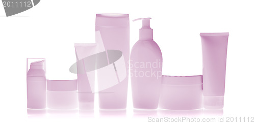 Image of cosmetic bottles