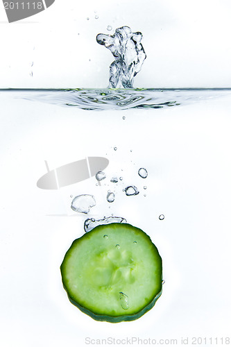 Image of cucumber in water