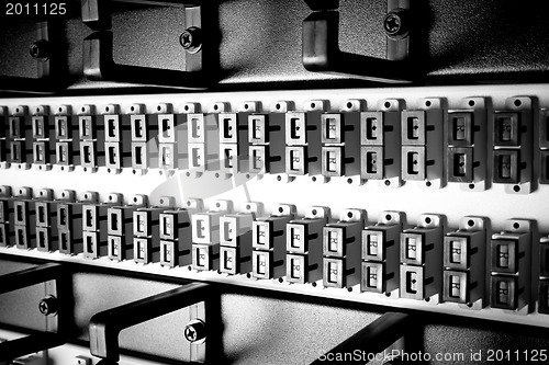 Image of optic fiber hub