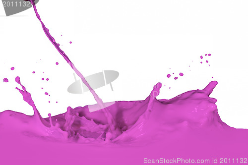 Image of splashing paint