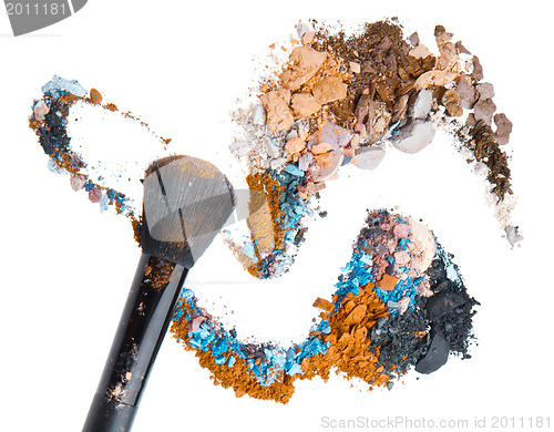 Image of crushed eyeshadows