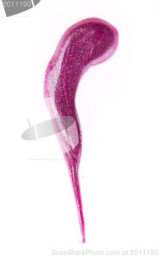 Image of lip gloss smudge