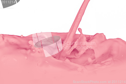 Image of splashing milk